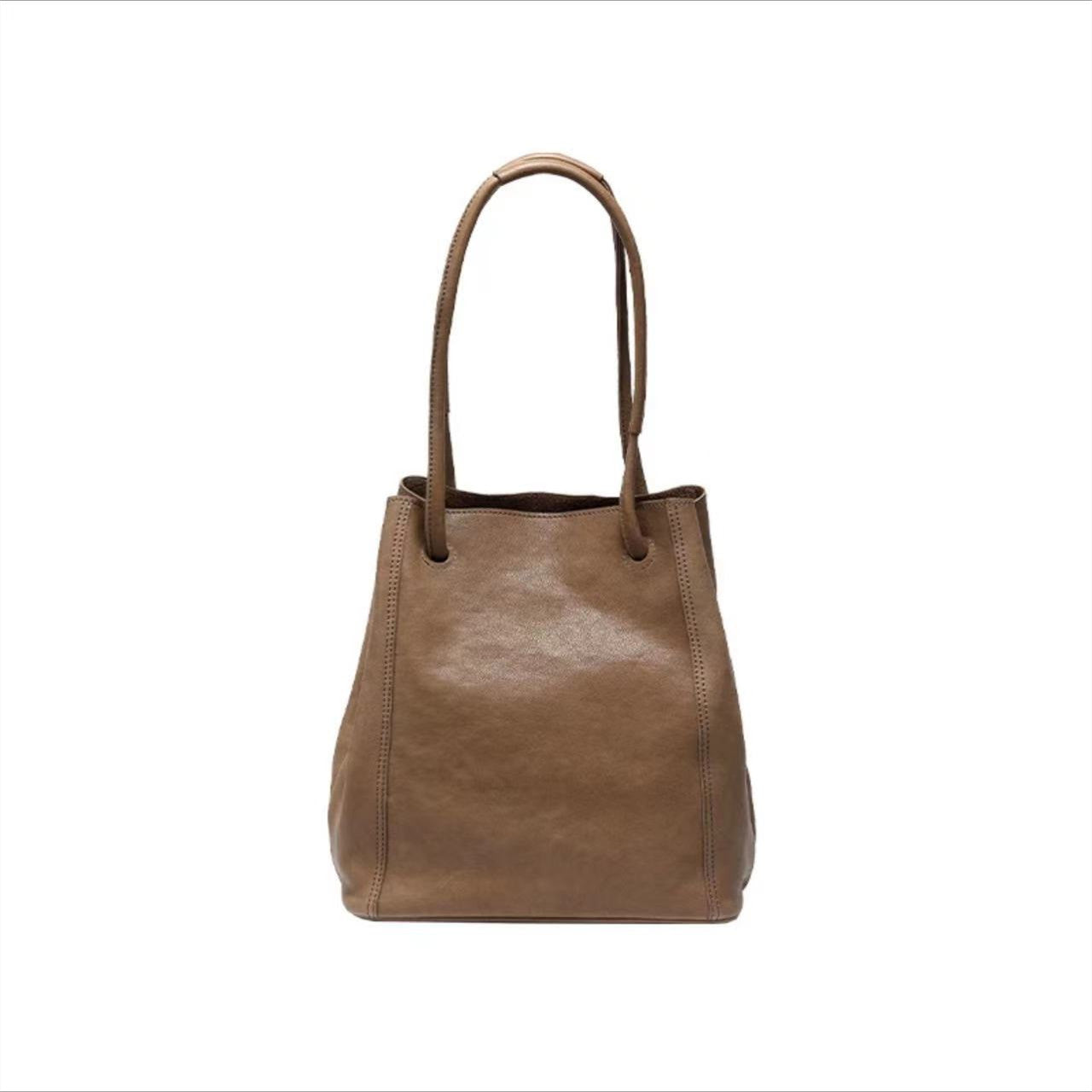 Women's Lazy Full Series Genuine Leather Large Bags