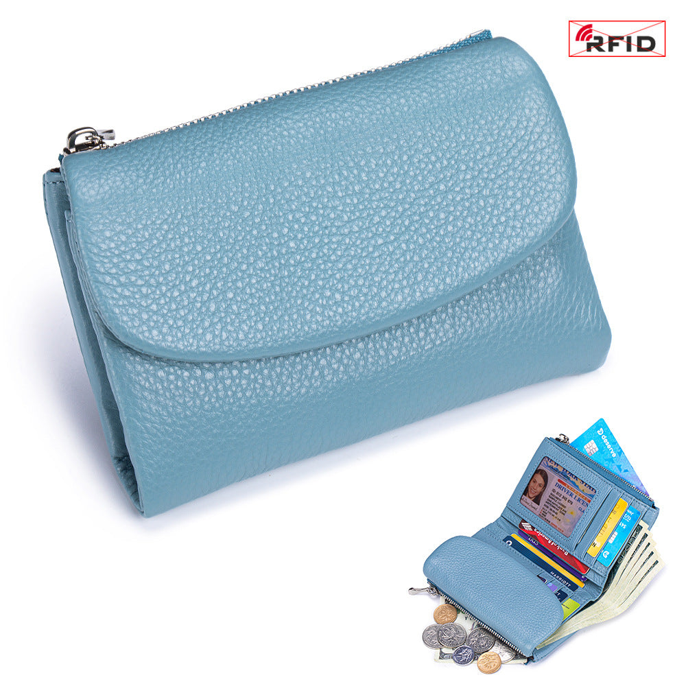 Women's Fashion Short Soft Textured Large Capacity Ladies Wallets