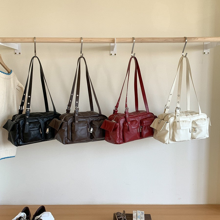 Women's Fashion Portable Large Capacity Niche Style Underarm Shoulder Bags