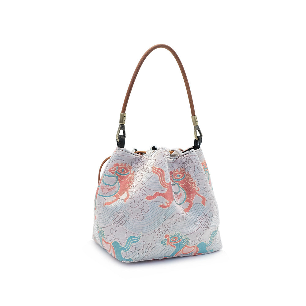 Brocade With Han Clothing Cheongsam Antique Crossbody Bags