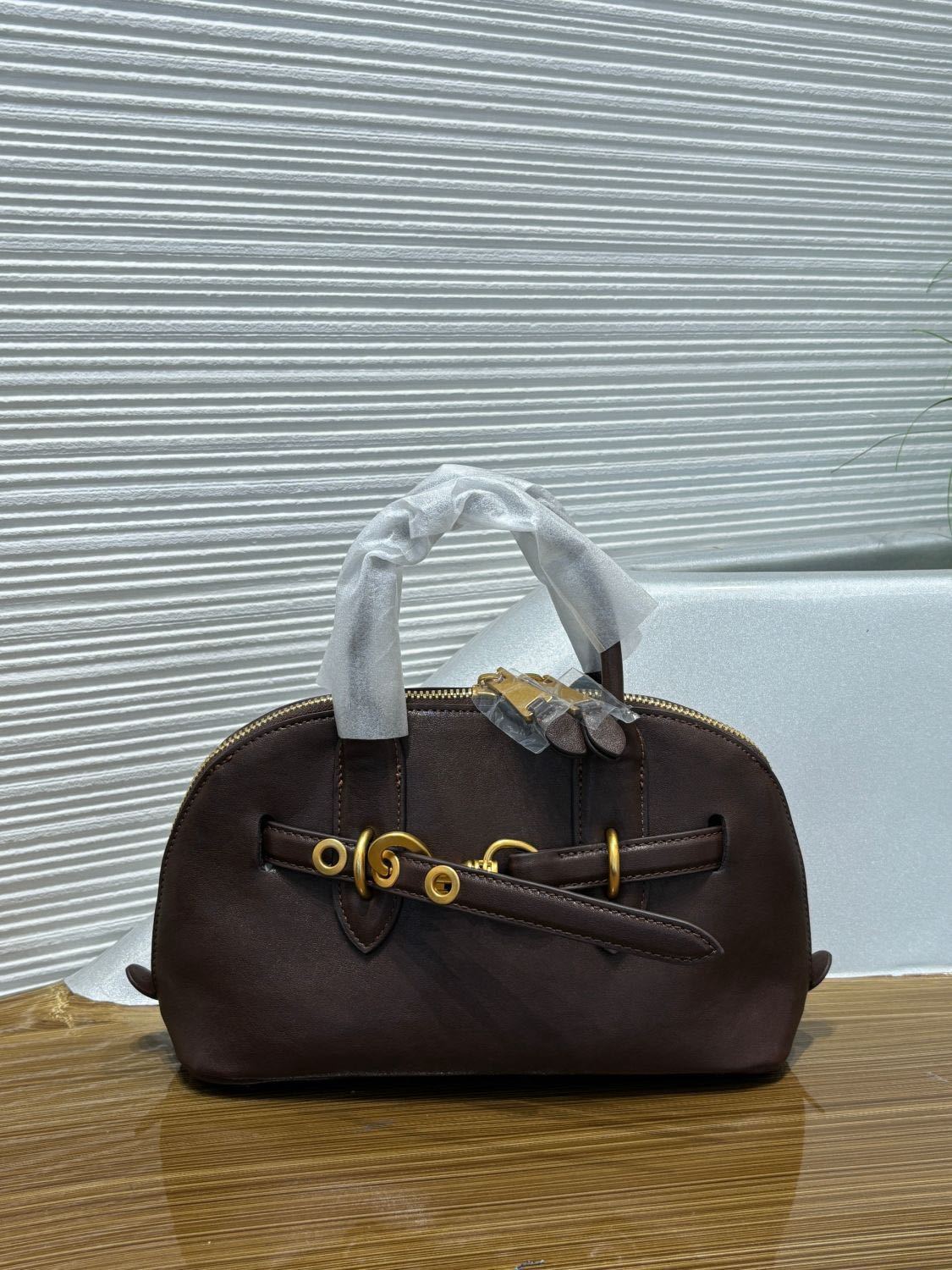 Women's Cowhide Shell Genuine Leather Bowling High-grade Bags