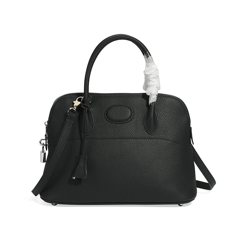 Women's Shell Leather First Layer Hand Carrying Shoulder Bags