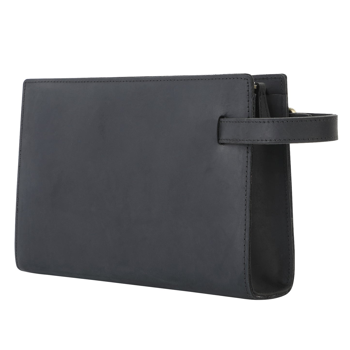 Men's Clutch Top Layer Crazy Horse Skin Return Men's Handbags