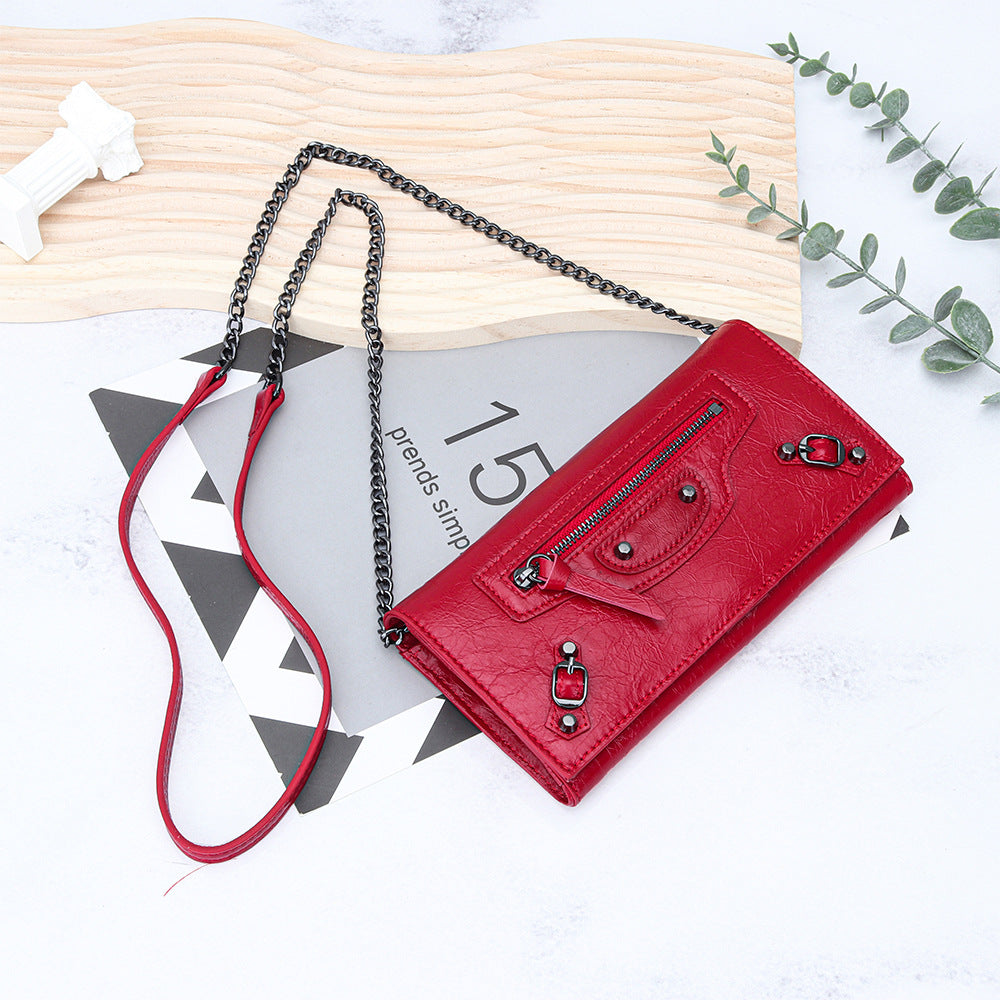 Women's Insertion Machine Car Chain Fashion Large Capacity Crossbody Bags