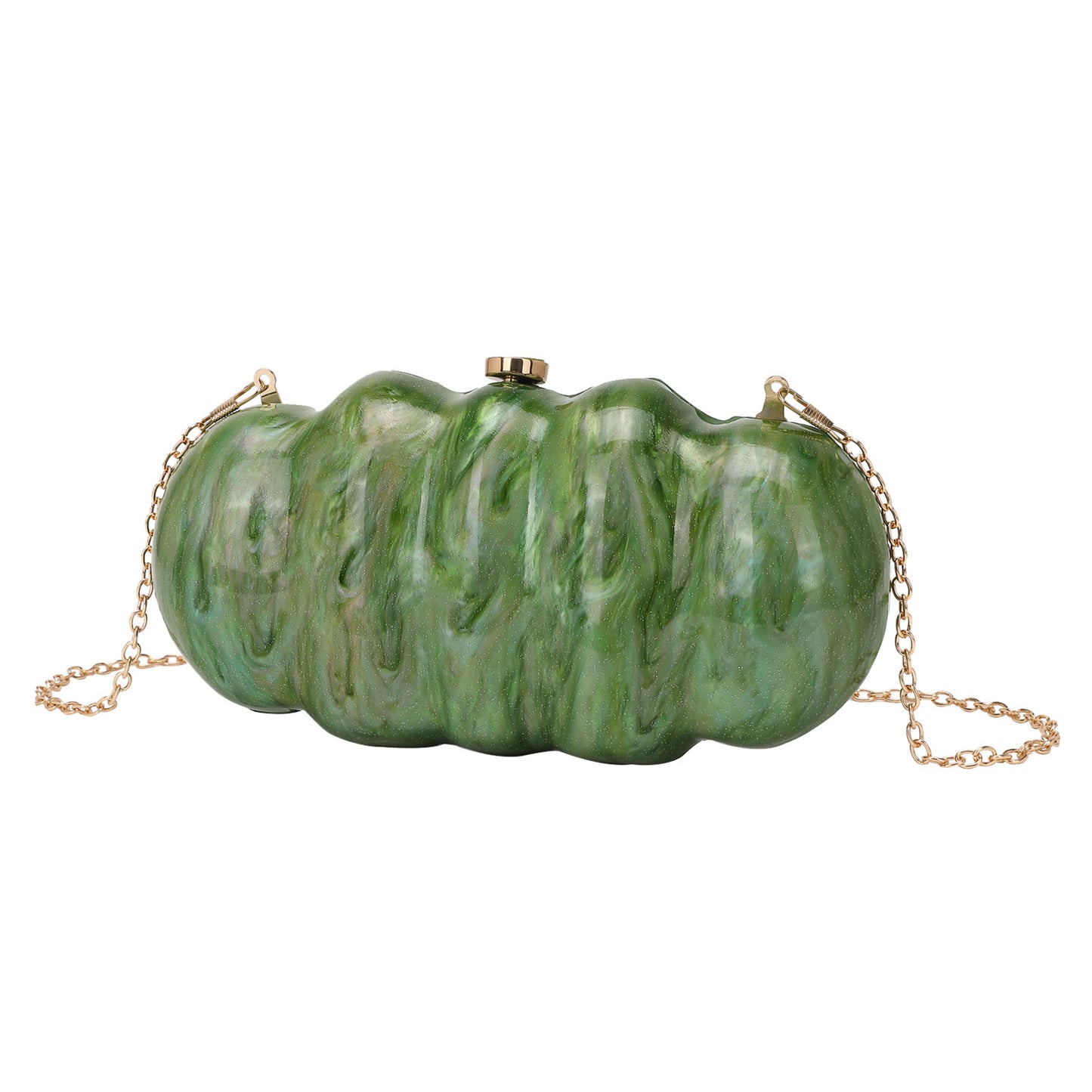 Dinner Clutch Romantic Aura Shell Caterpillar Evening Bags