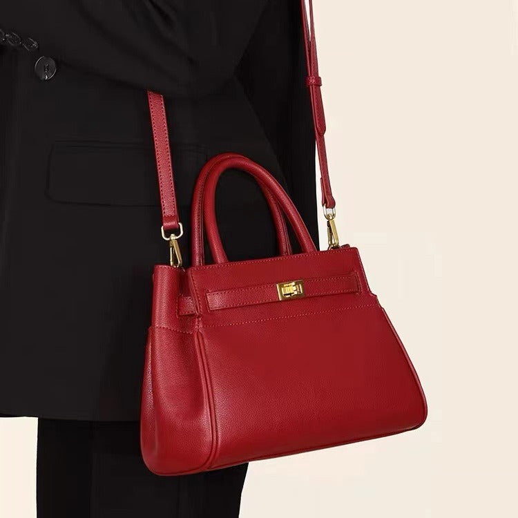 Women's High-grade Portable Red Wedding Large Capacity Shoulder Bags
