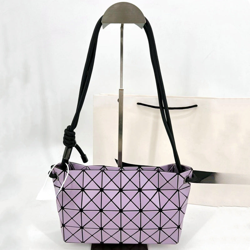 Women's Geometric Rhombus Single Life Box Shoulder Bags