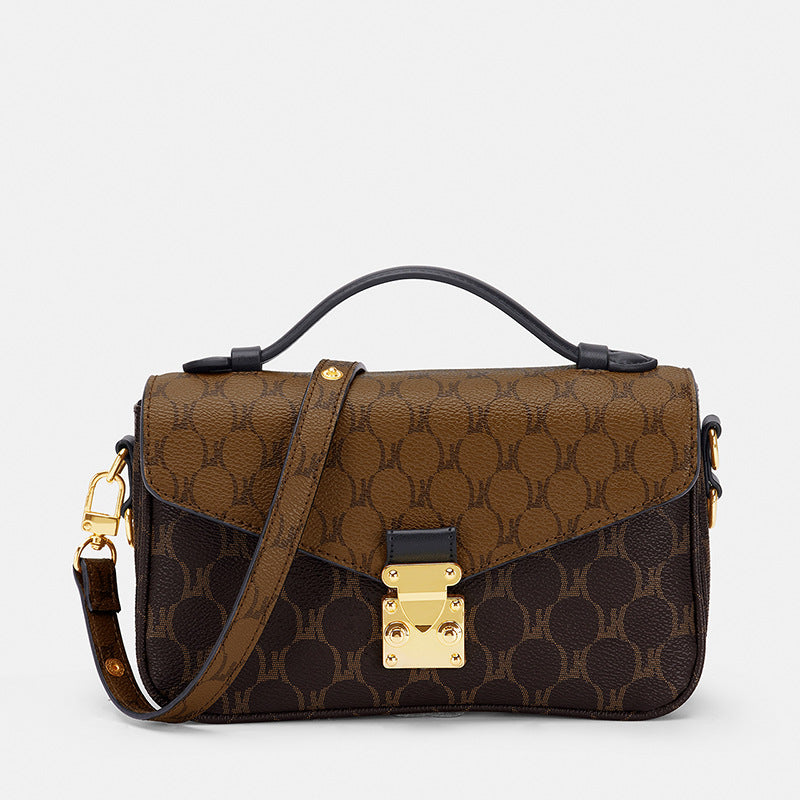 Women's High-grade Exquisite Underarm Retro Presbyopic Chain Small Square Bags