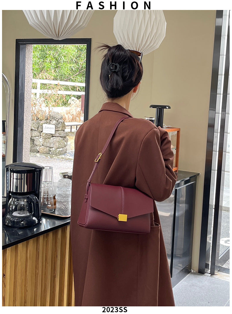 Genuine Leather Large Capacity Envelope Fashion Bags