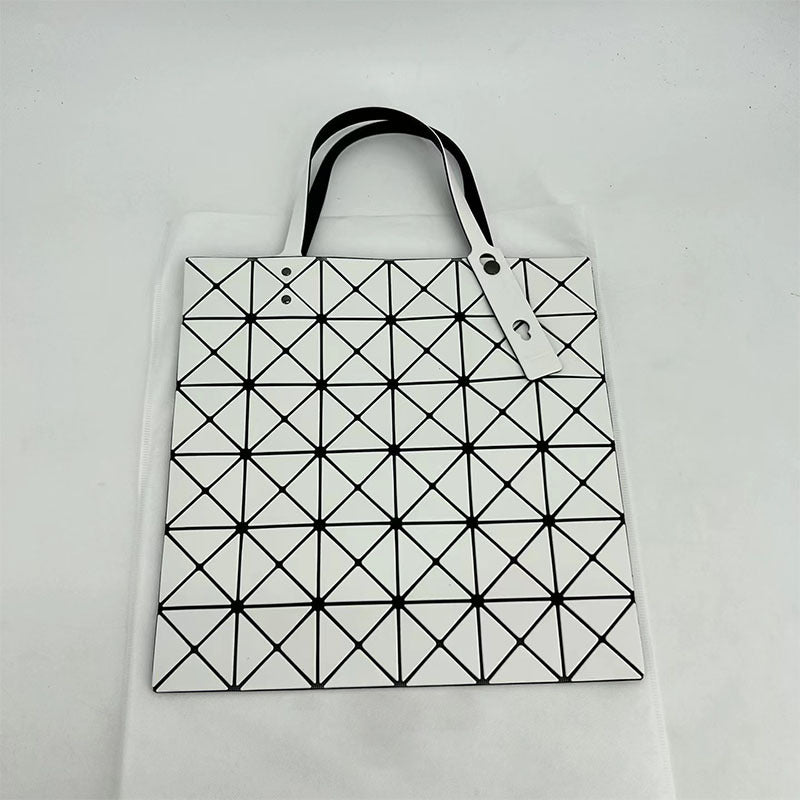 Women's Rhombus Single Matte Geometric Folding Lifetime Handbags