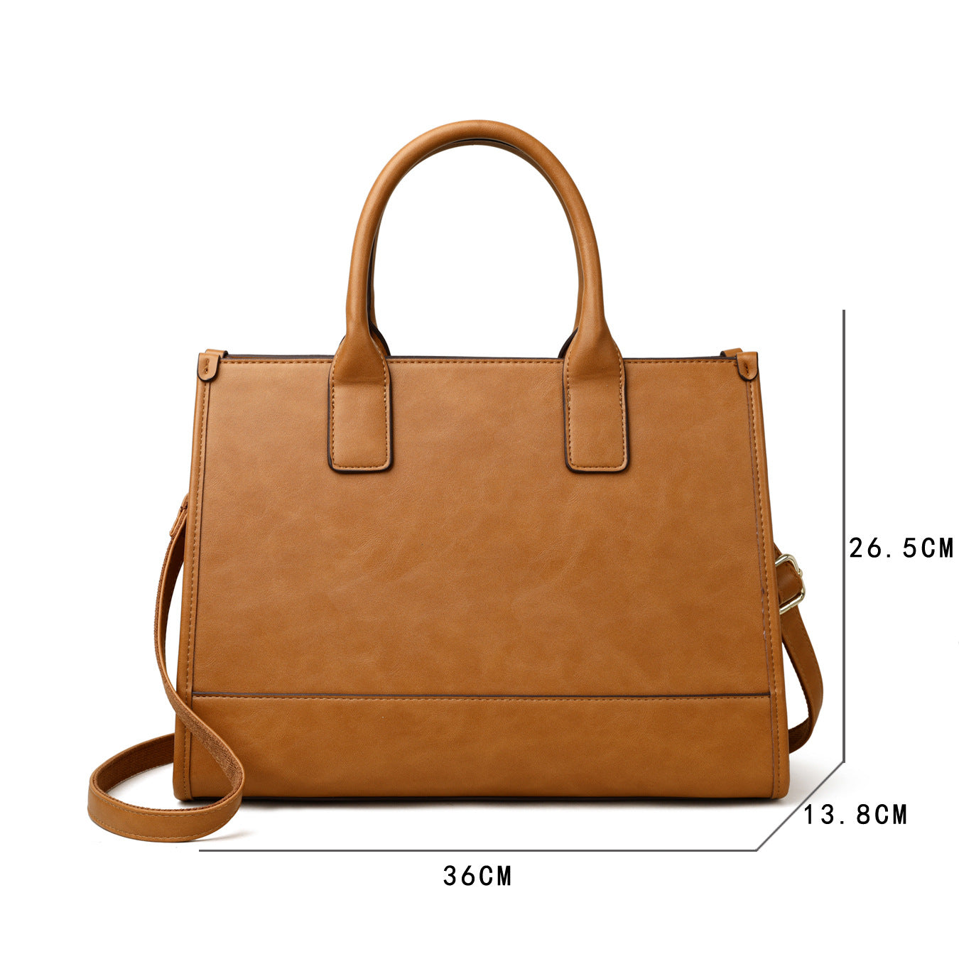 Women's Large Capacity Soft Leather Texture Handbags
