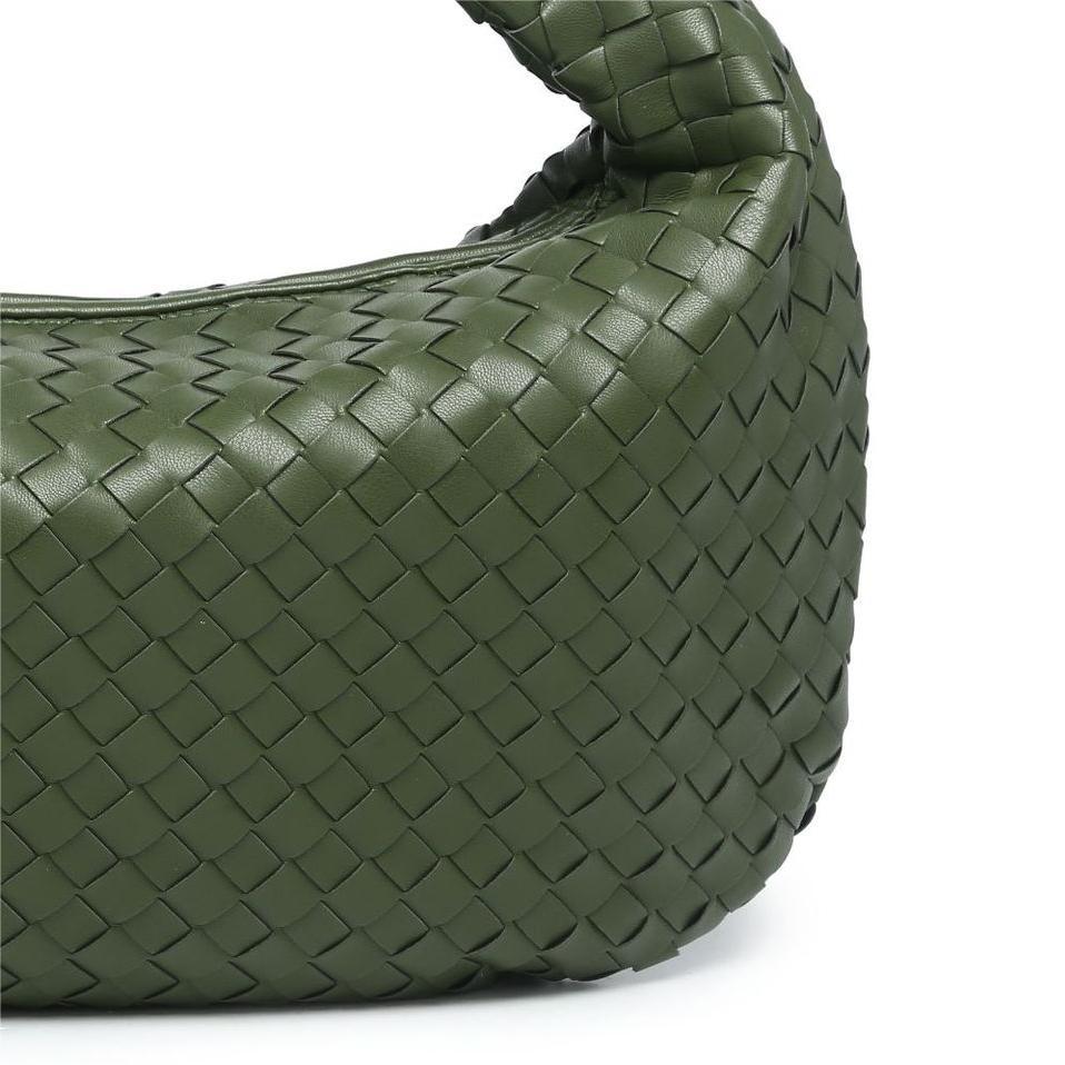 Women's Large Summer Versatile Fashion Dumpling Selenodont Croissant Solid Handbags
