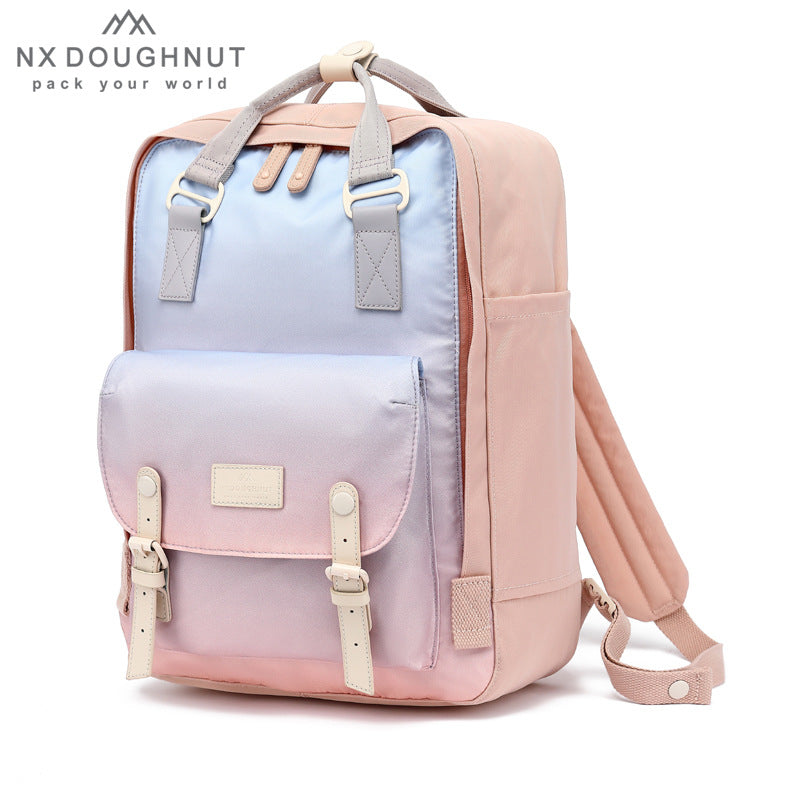 Women's Version Doughnut Waterproof Computer For Boys Backpacks