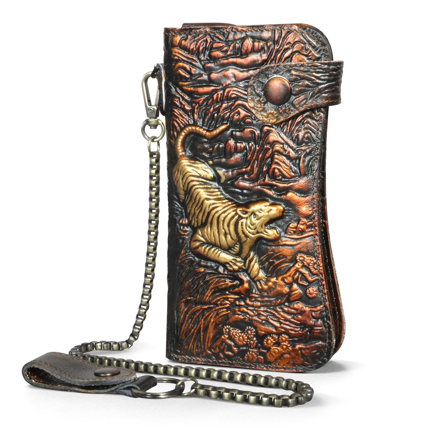 Men's Layer Vegetable Tanned Leather Cowhide Multiple Men's Wallets