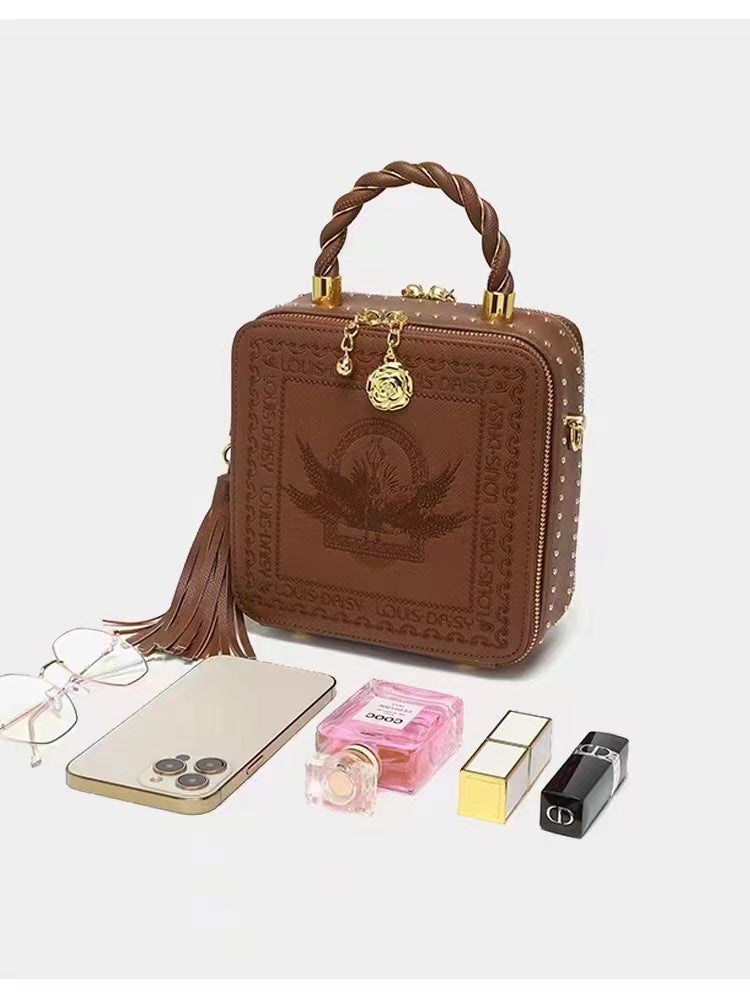 Women's Innovative Daisy Embroidered Portable High-grade Crossbody Bags