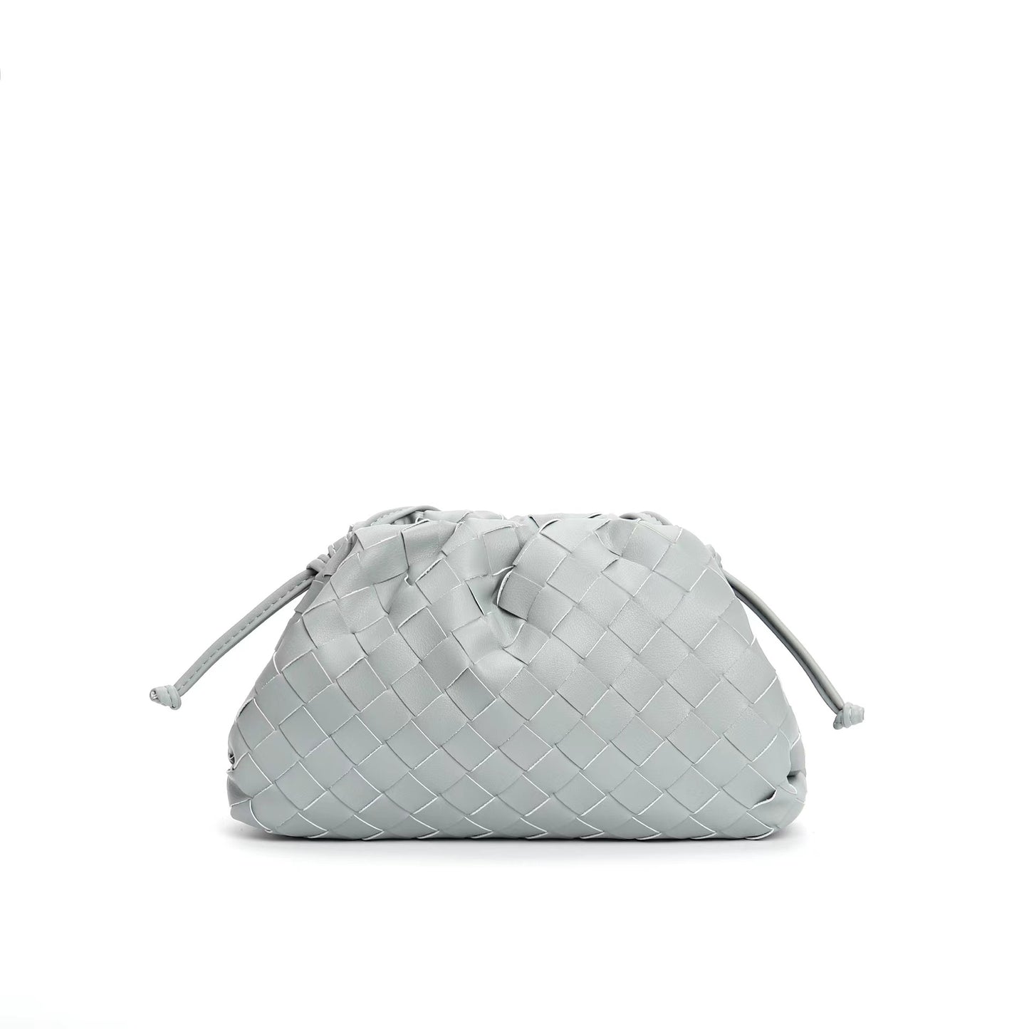 Fashion Clutch Woven Korean Style Cloud Soft Leather Crossbody Bags