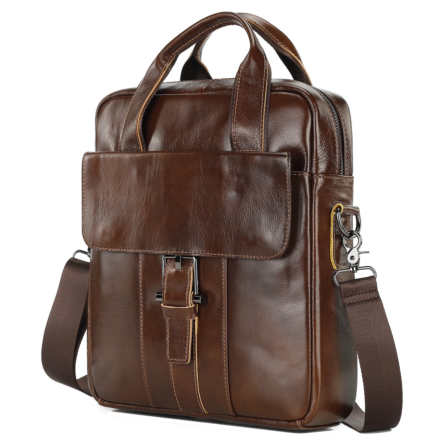 Men's Genuine Leather Fashion Large Capacity Men's Handbags