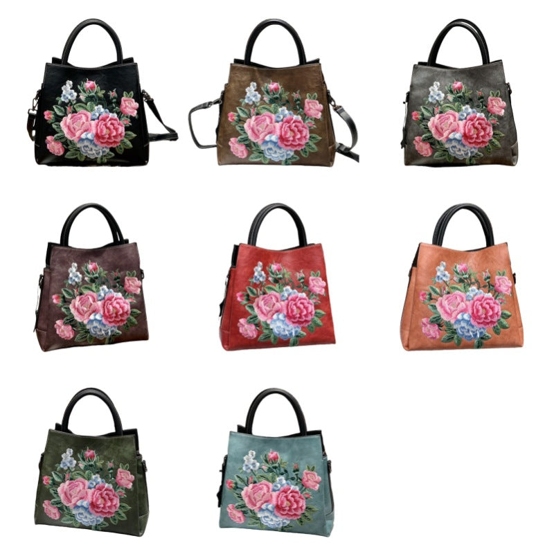 Women's Retro Chinese Style Embroidery With Cheongsam Handbags