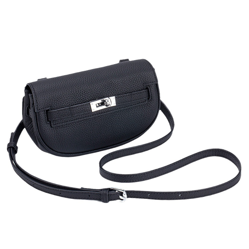 Women's Layer Cowhide Niche Stylish Lightweight Leather Bags
