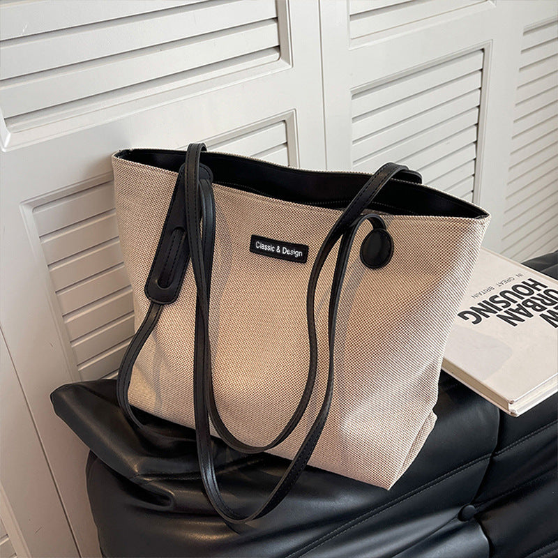 Beautiful Women's Niche Canvas Large Capacity Tote Bags