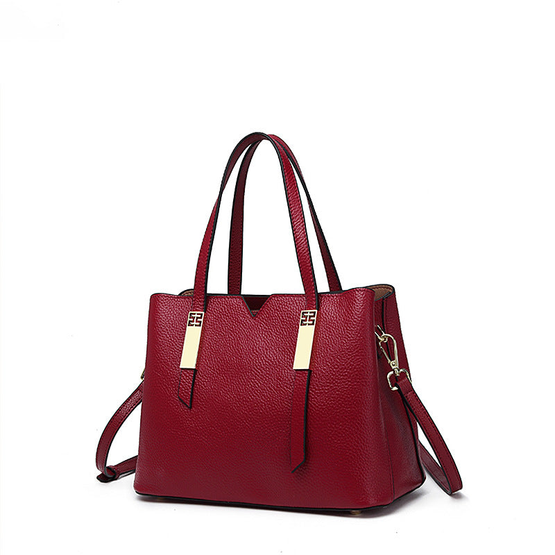 Women's Genuine Leather Elegant Bride Wedding Large Shoulder Bags