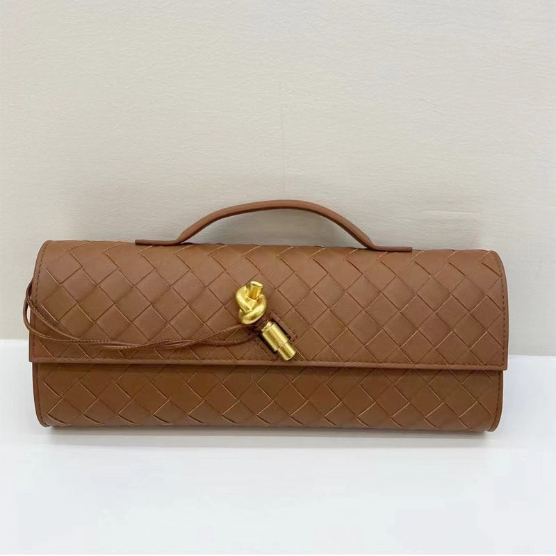 Women's Fashion Trendy Genuine Leather Hand-held Release Handbags