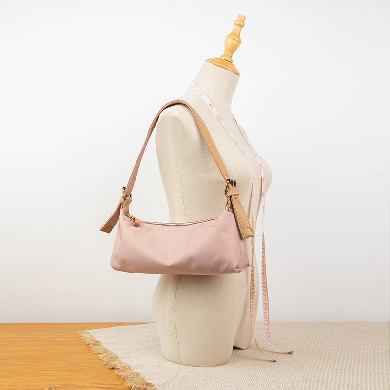 Women's Cloth Canvas Nylon Trendy Fashion Baguette Handbags