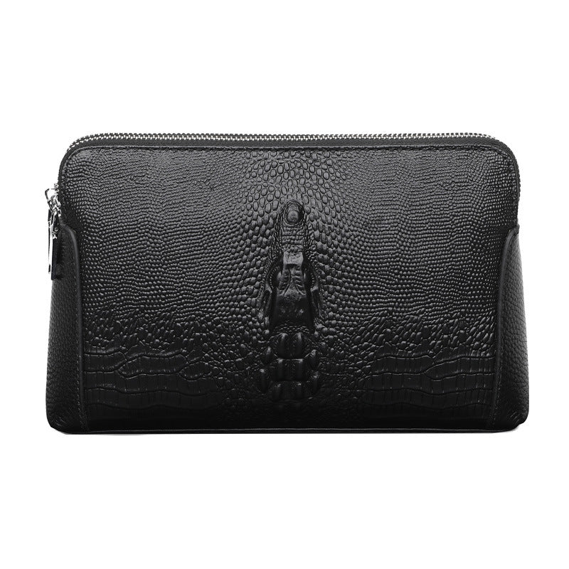 Men's Fashion Clutch Crocodile Pattern Embossed Road Men's Wallets