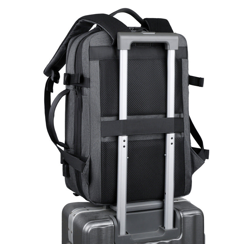 Men's Scalable Business Expand Large Capacity Trip Backpacks