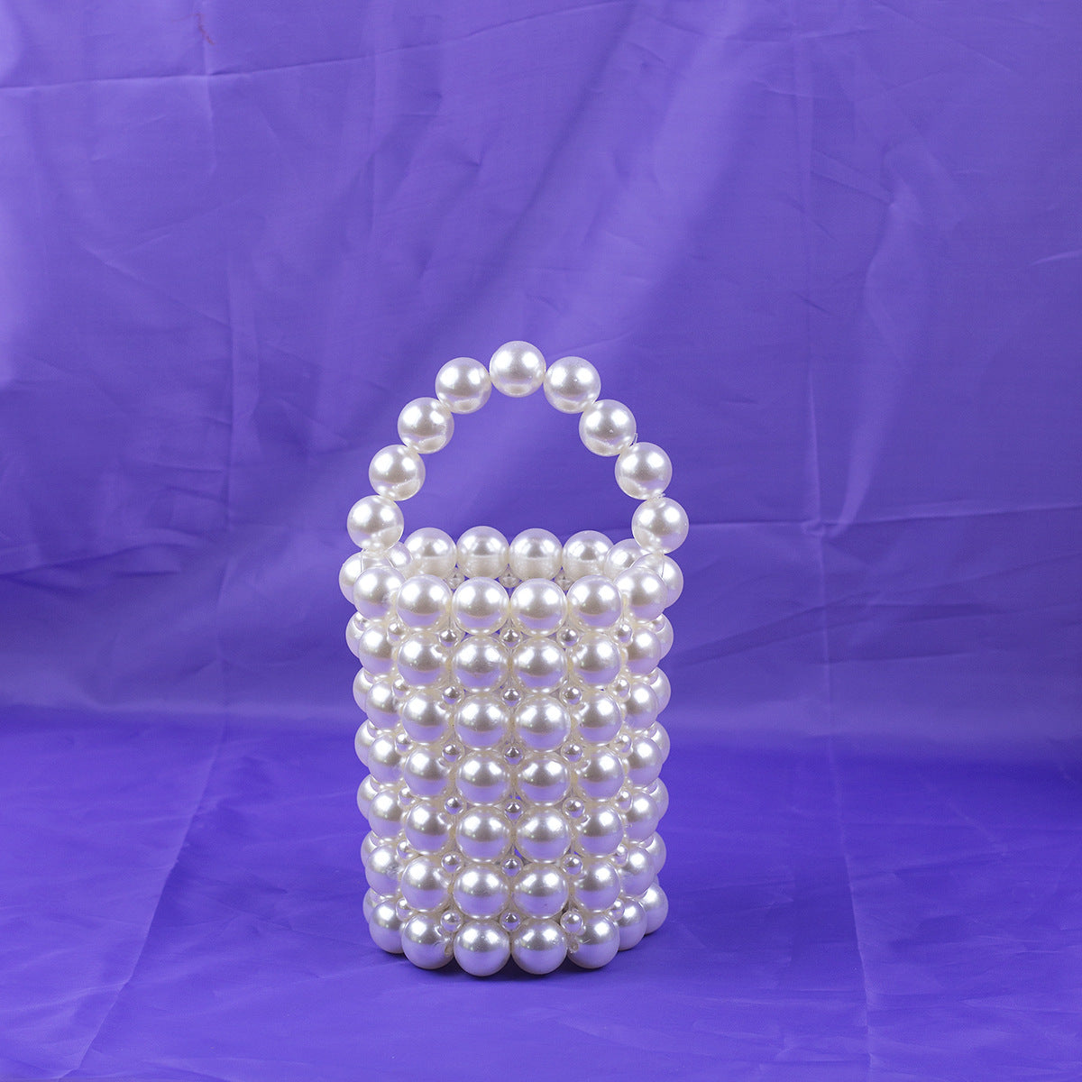 Women's Colored Pen Barrel Handmade Beaded Wedding Handbags