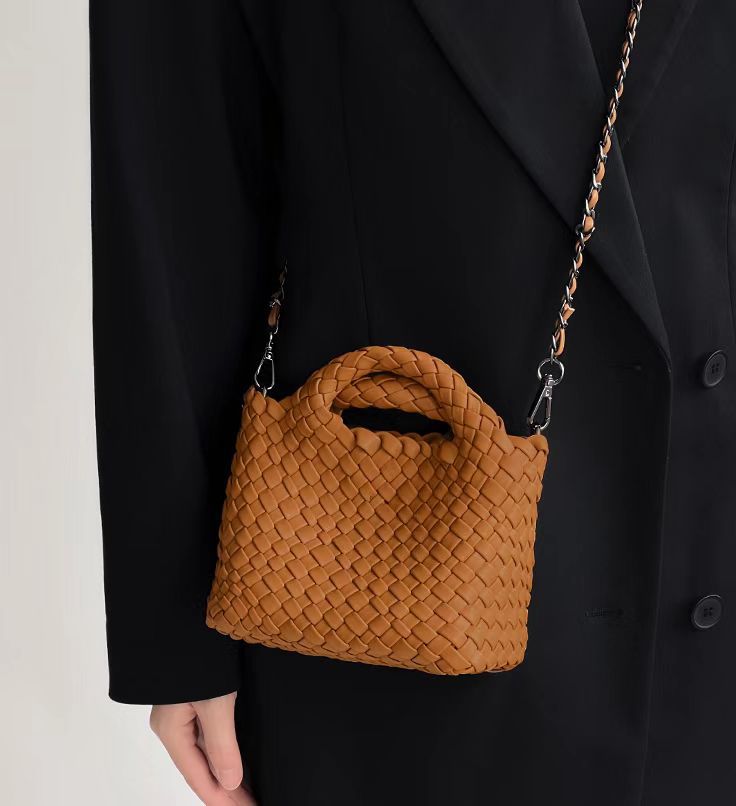Woven Handmade Mini Portable Vegetable Basket Bags