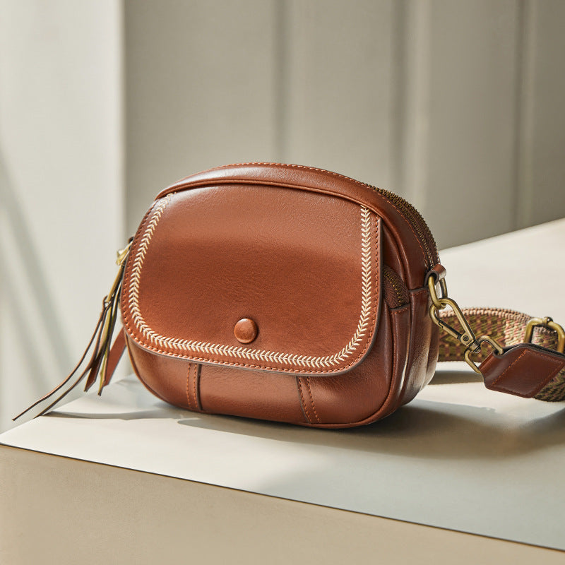 Women's Underarm Summer High-grade Genuine Leather Woman's Crossbody Bags