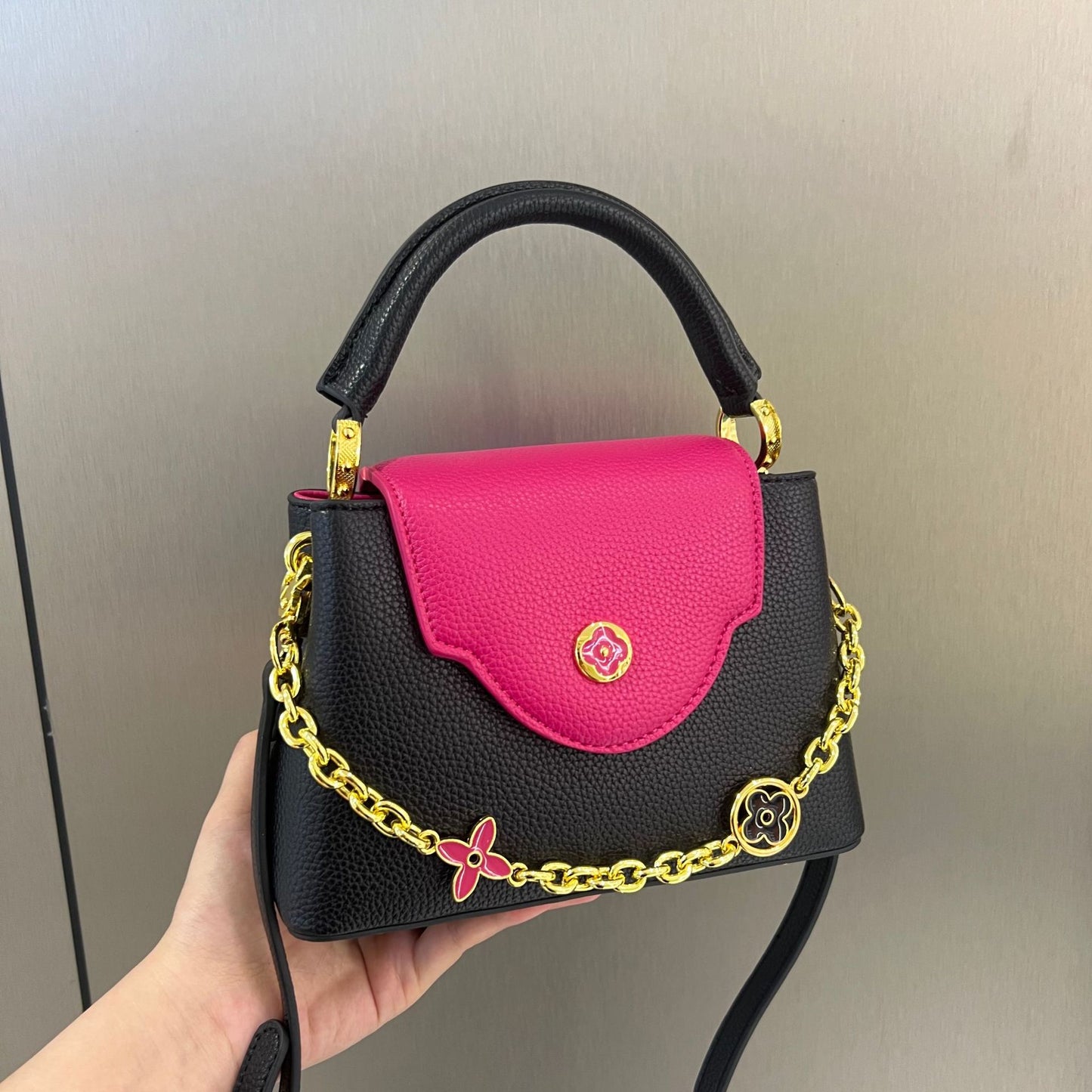 Women's Pattern Himalayan V-shaped Portable Light Luxury Tote Bags