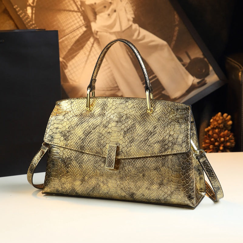 Women's Quality Genuine Leather Fashion Elegant Laser Bags