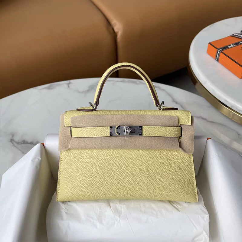 Women's Handmade Wax Line Second Generation Kelly Crossbody Bags