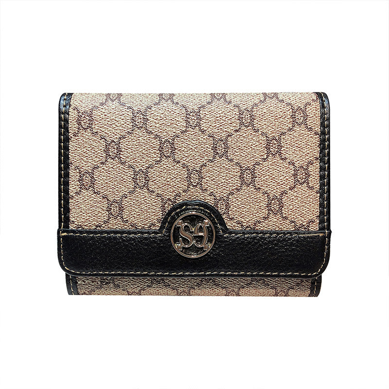 Women's Short Genuine Leather Large Capacity Cowhide Ladies Wallets