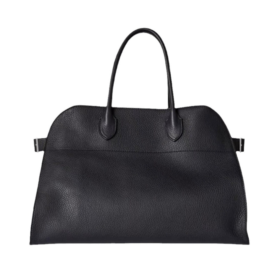 Leather Portable Dong White Lily Large Capacity Handbags