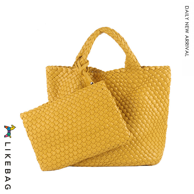 Business Commute Woven Large Capacity Trendy Handbags