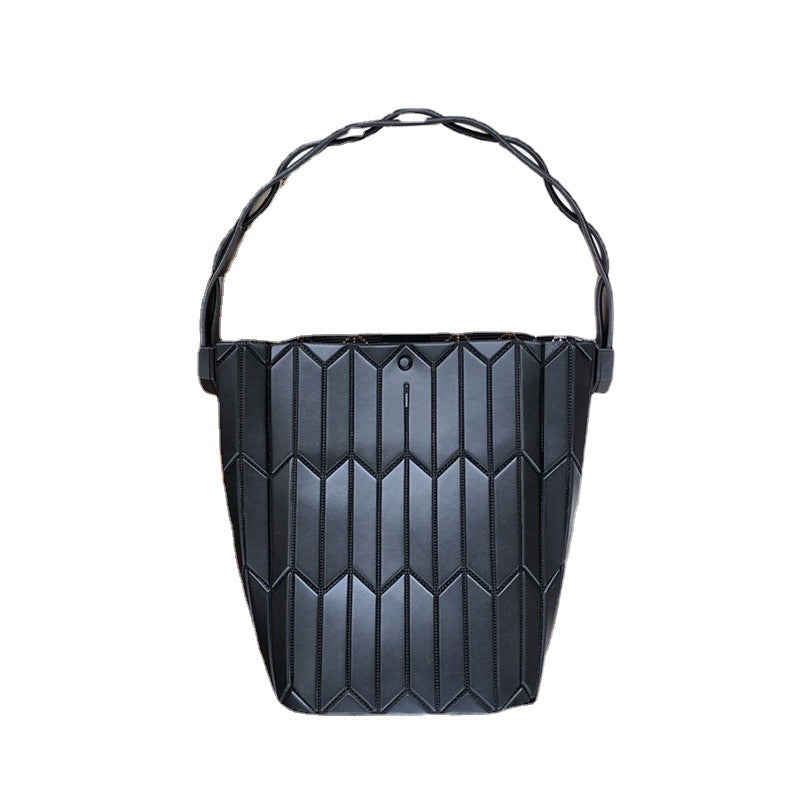 Women's Style Life Rhombus Portable Color Matching Bags