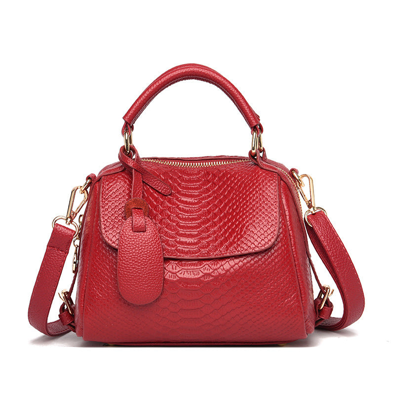 Women's Pattern Large Capacity Mom Retro Solid Handbags