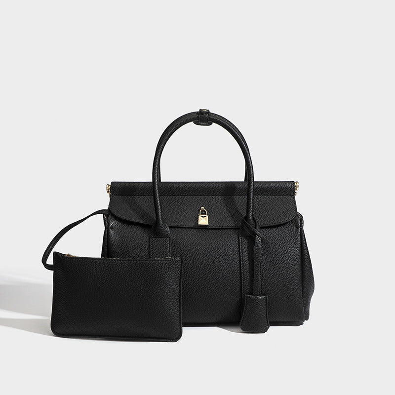 Capacity Commuter High Sense Full Grain Crossbody Bags