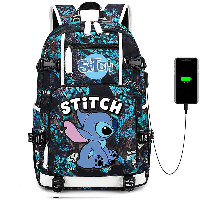 Caddy Cartoon Stitch Boy Four Or Backpacks