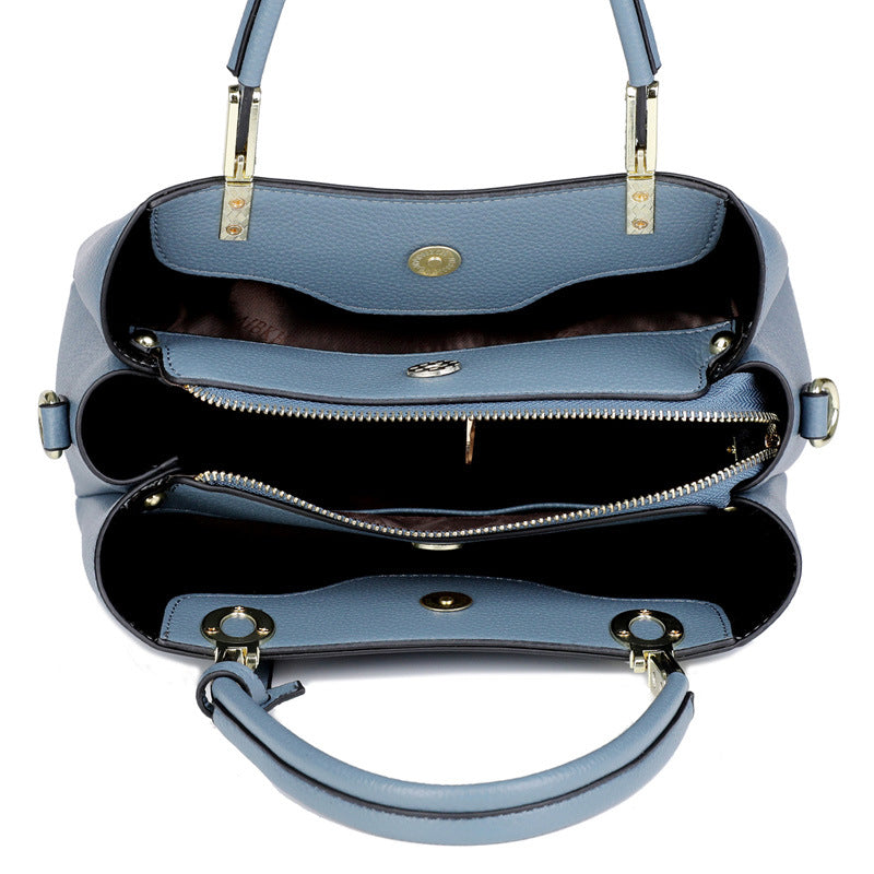Women's Cool Simple Soft Leather Mother Handbags