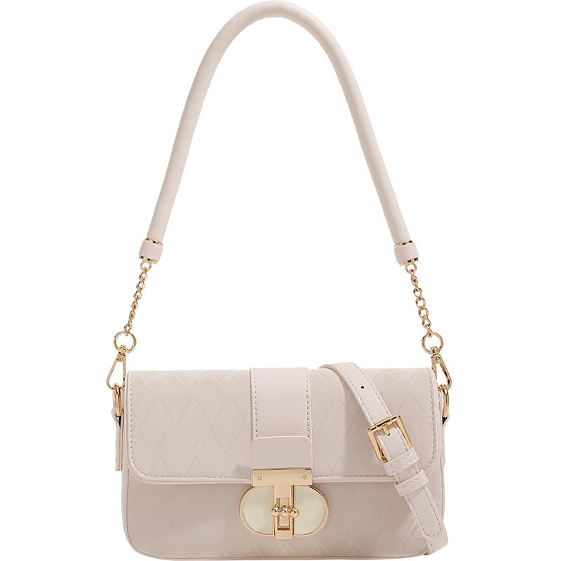 Peach Oolong French Underarm Advanced Texture Shoulder Bags