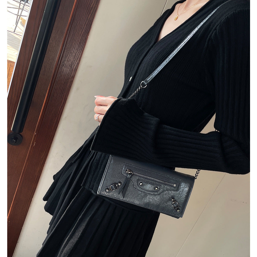 Women's Insertion Machine Car Chain Fashion Large Capacity Crossbody Bags