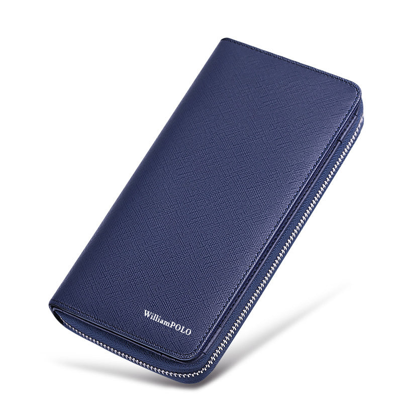 Men's Type Large Capacity Swiping Change Genuine Men's Wallets