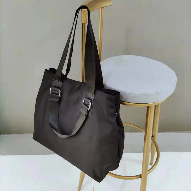 Women's Style Nylon Portable Big Simple Fashion Shoulder Bags