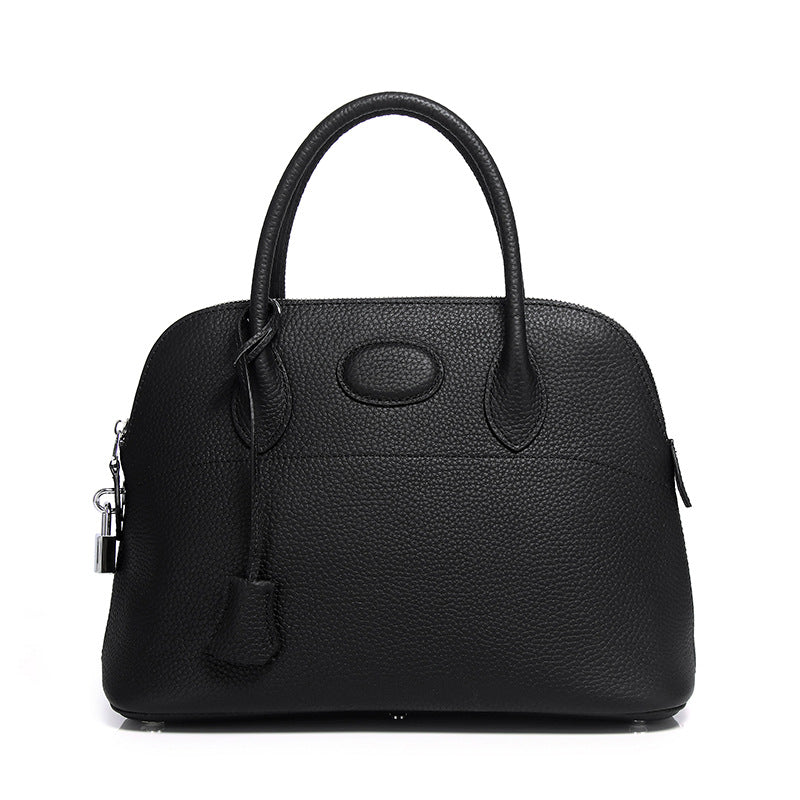Women's First Layer Cowhide Leather Shell Handbags