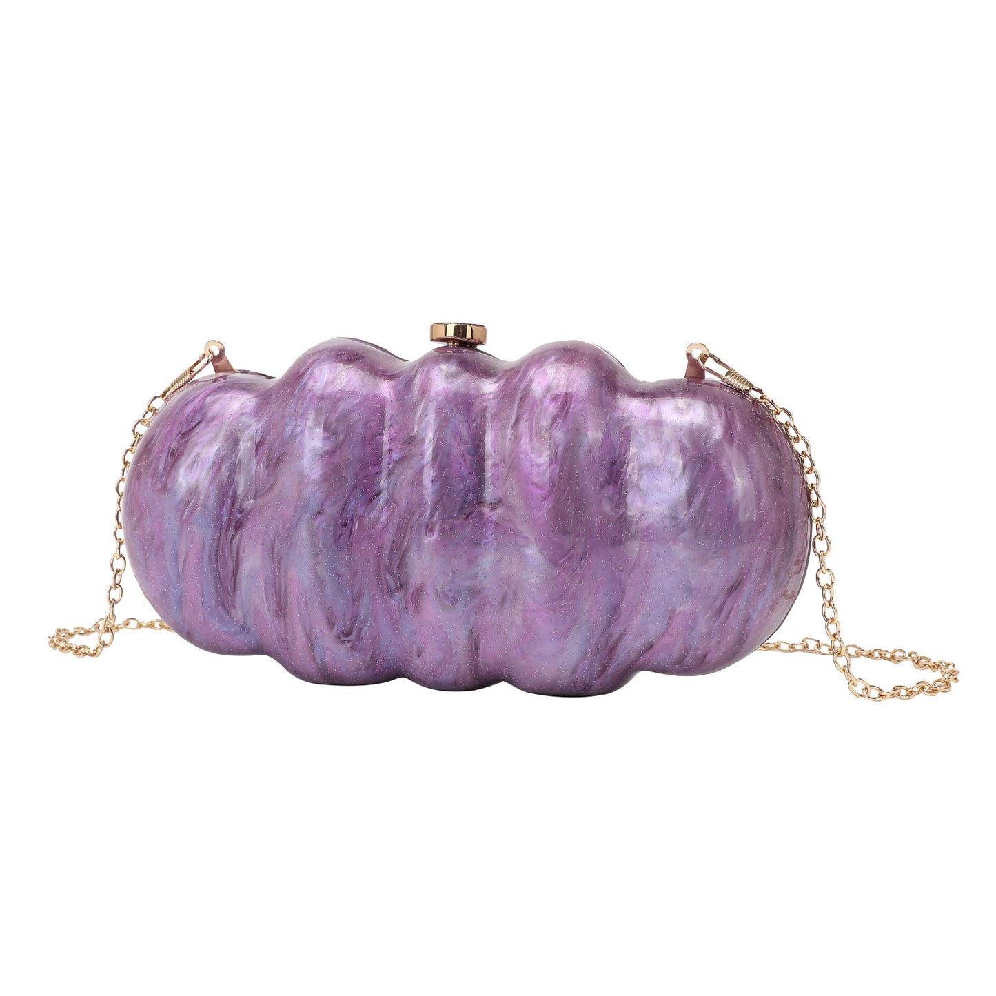 Dinner Clutch Romantic Aura Shell Caterpillar Evening Bags
