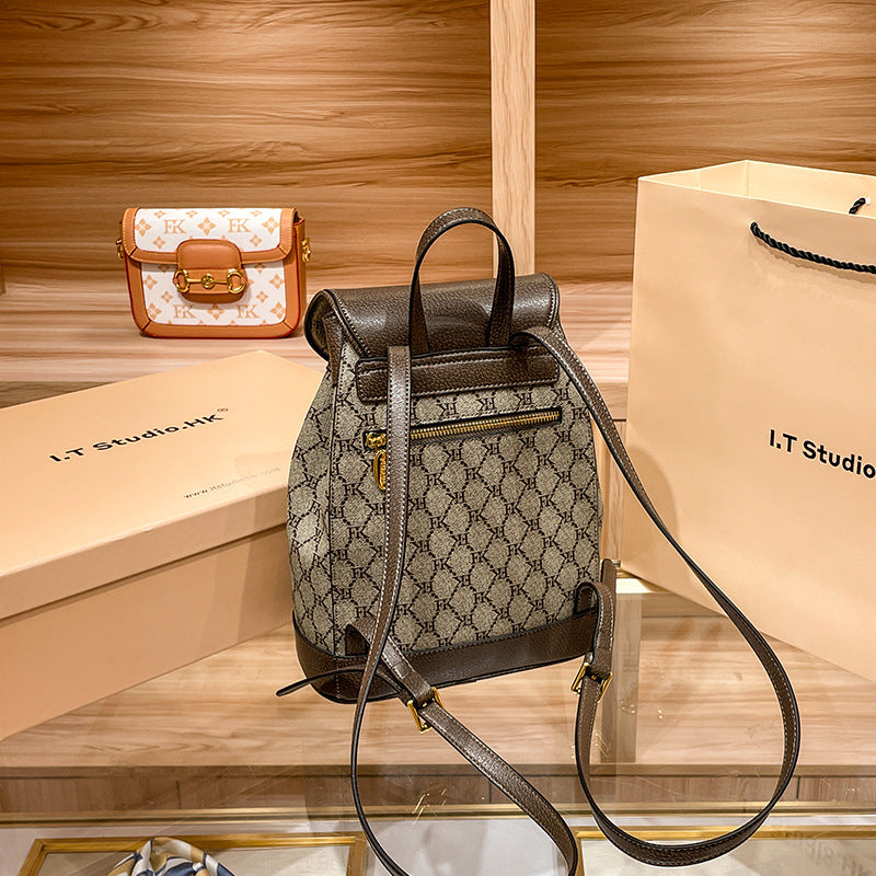 Women's Counter Leather Fashion Super Popular Backpacks